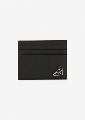 프라다 남성 사피아노 삼각로고 블랙 카드지갑 2MC223 QHH F0002