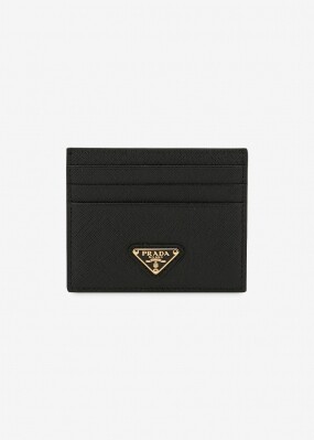 프라다 여성 삼각로고 사피아노 블랙 카드지갑 1MC025 QHH F0002