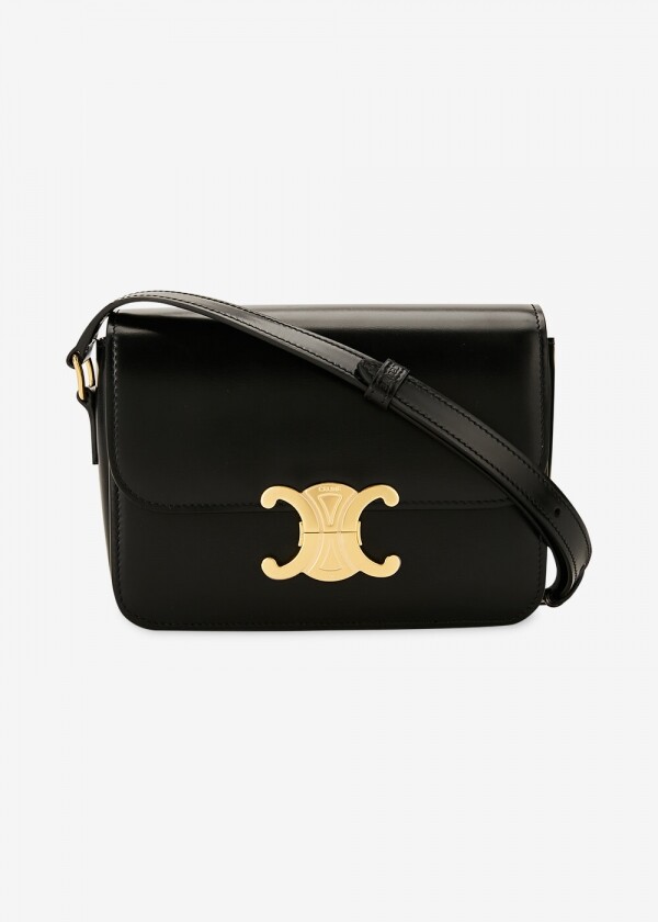 꼬르소밀라노,셀린느 여성 트리오페 블랙 숄더백 188423BF4 38NO