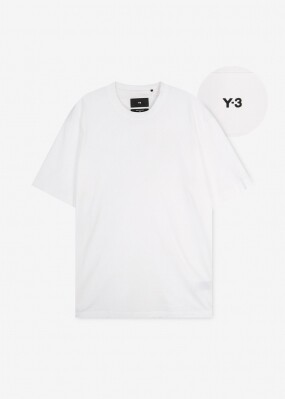 Y-3 남성 로고 프린팅 코어 화이트 티셔츠 IB4787 COREWHITE
