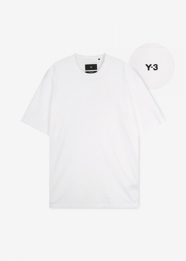 꼬르소밀라노,Y-3 남성 로고 프린팅 코어 화이트 티셔츠 IB4787 COREWHITE
