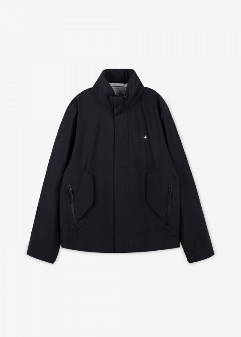 스톤아일랜드 남성 로고 블랙 자켓 7815417G2 V0029