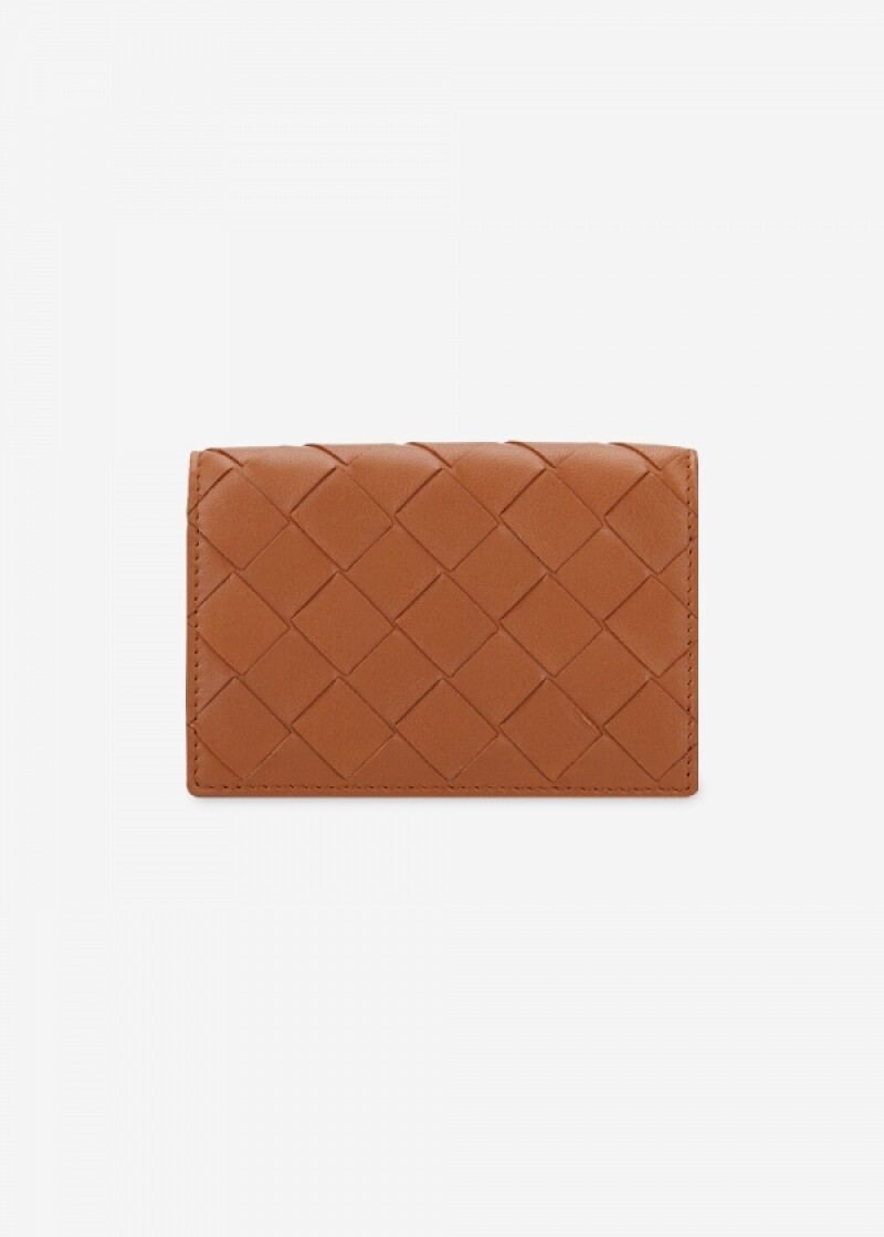 보테가베네타 공용 인트레치아토 우드 카드지갑 667141 VCPP3 2650