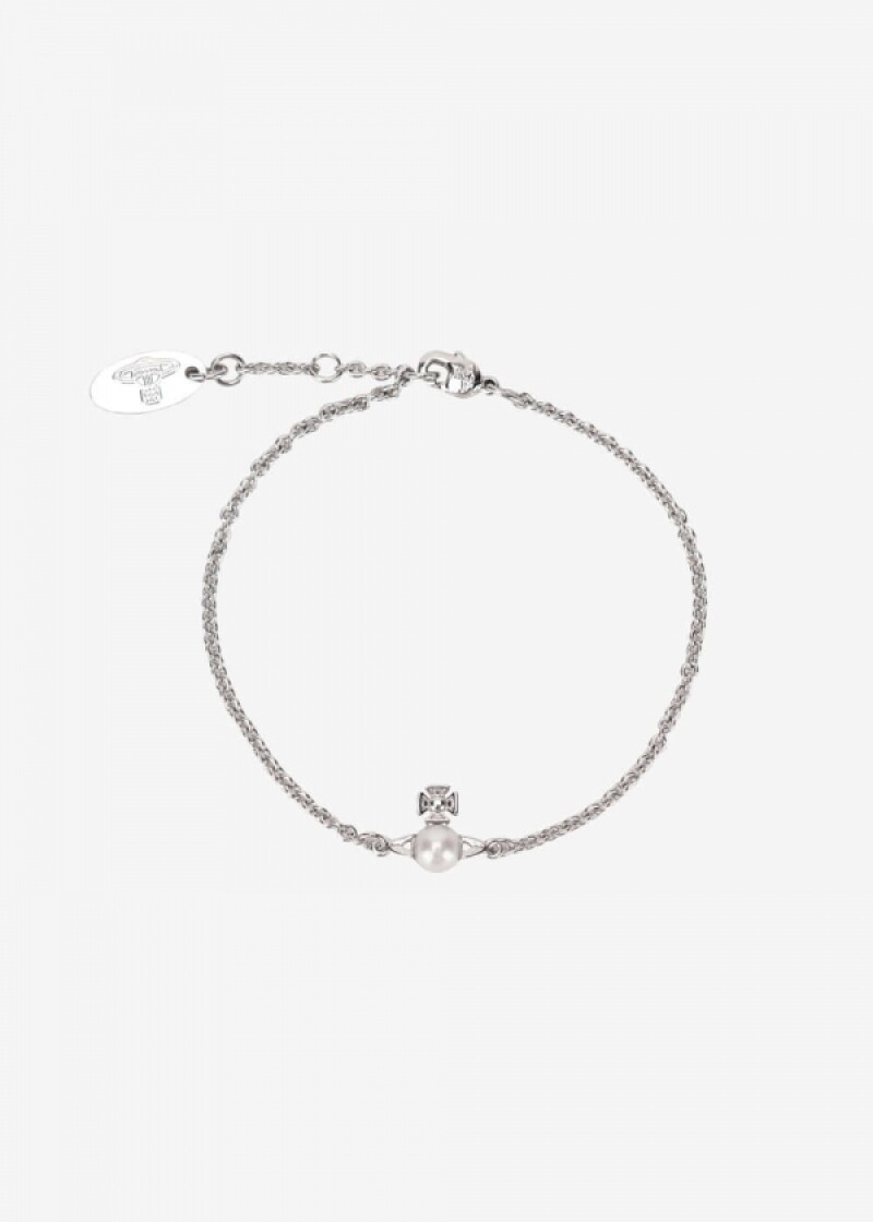 비비안웨스트우드 여성 발비나 실버 팔찌 61020177 P118