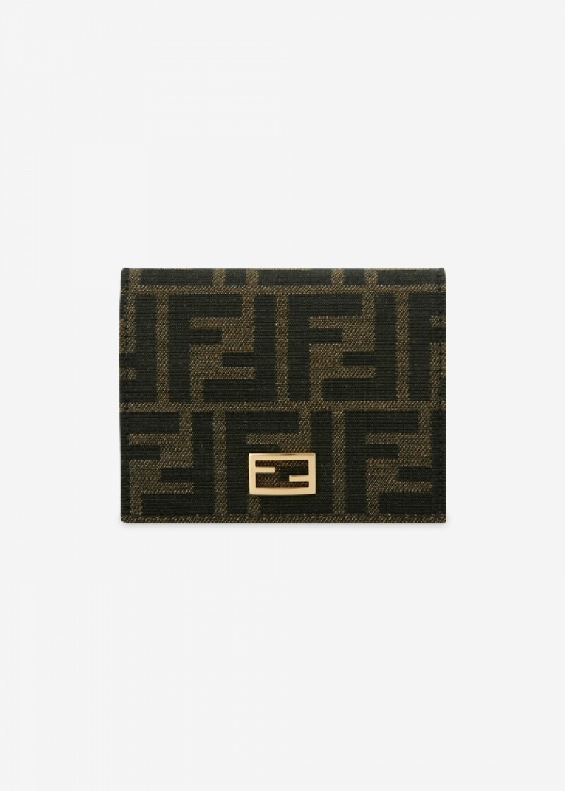 펜디 공용 FF 바게트 타바코/모로/오소프트 반지갑 8M0420 A98P F0A6E