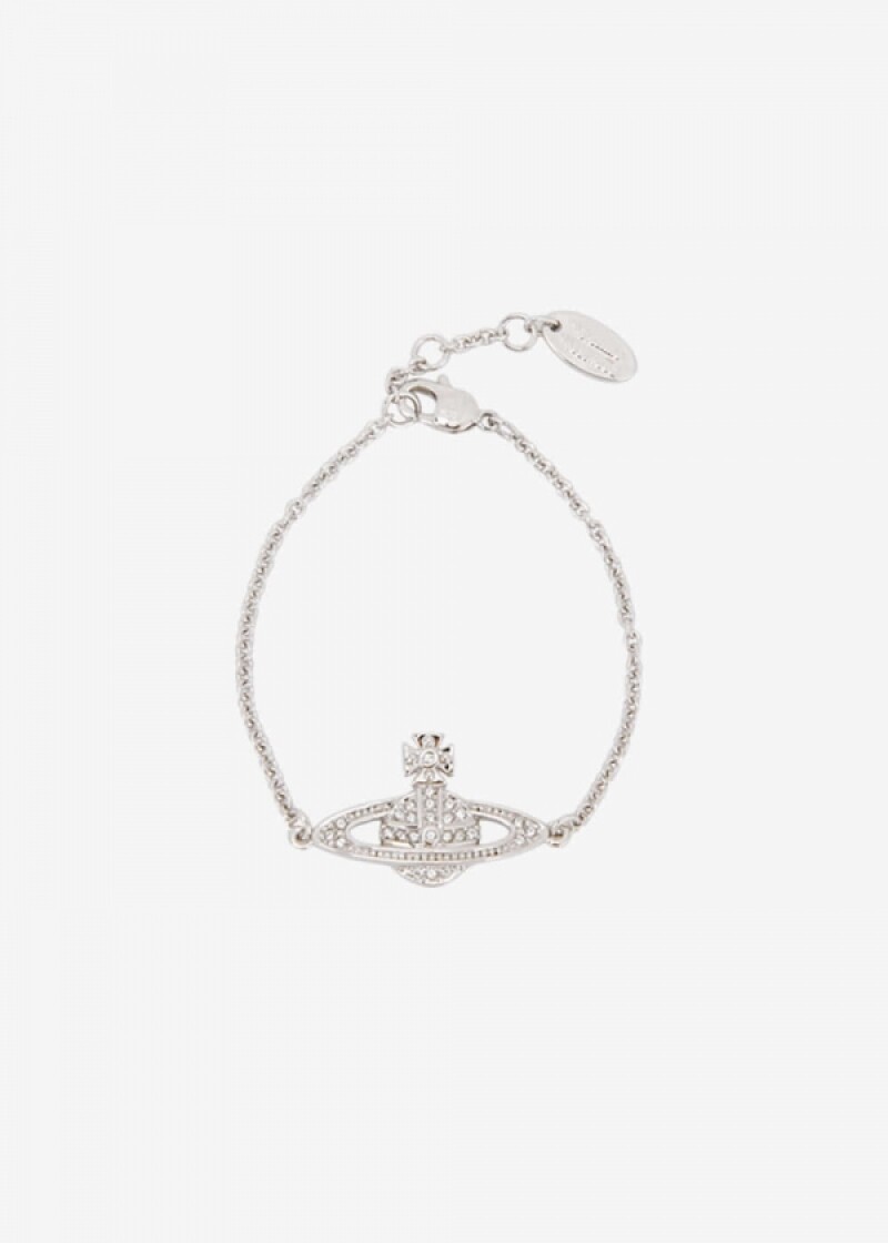 비비안웨스트우드 여성 바스 릴리프 실버 팔찌 61020051 P116