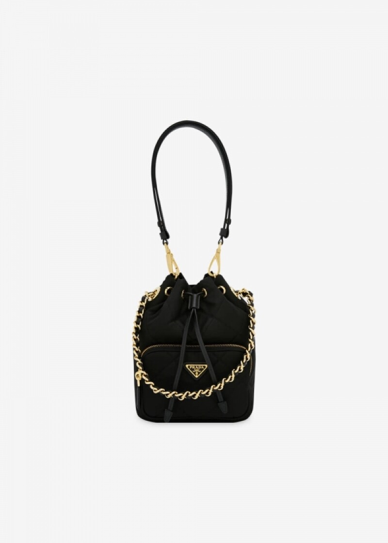 프라다 여성 1995 체인 리나일론 블랙 숄더백 1BH038 2AOS F0002