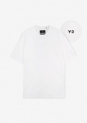 Y-3 남성 로고 프린팅 코어 화이트 티셔츠 IB4787 COREWHITE