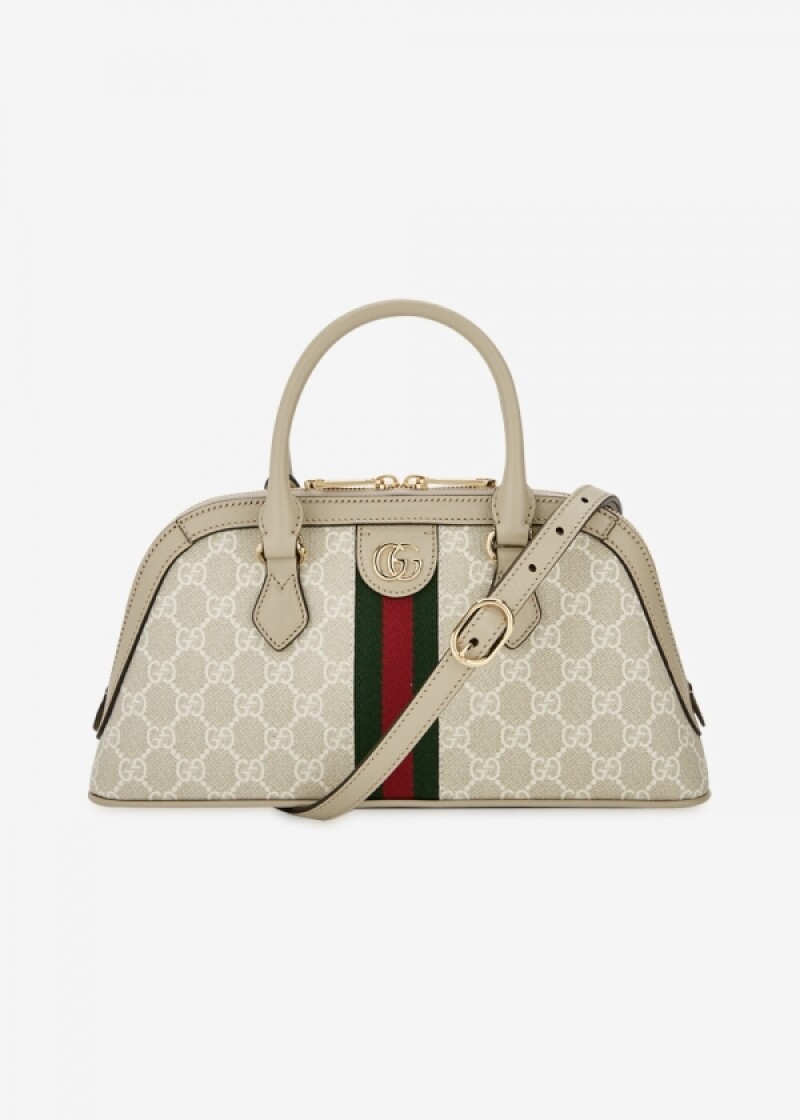 구찌 여성 오피디아 스몰 베이지/화이트 토트백 795249 UULAG 9682