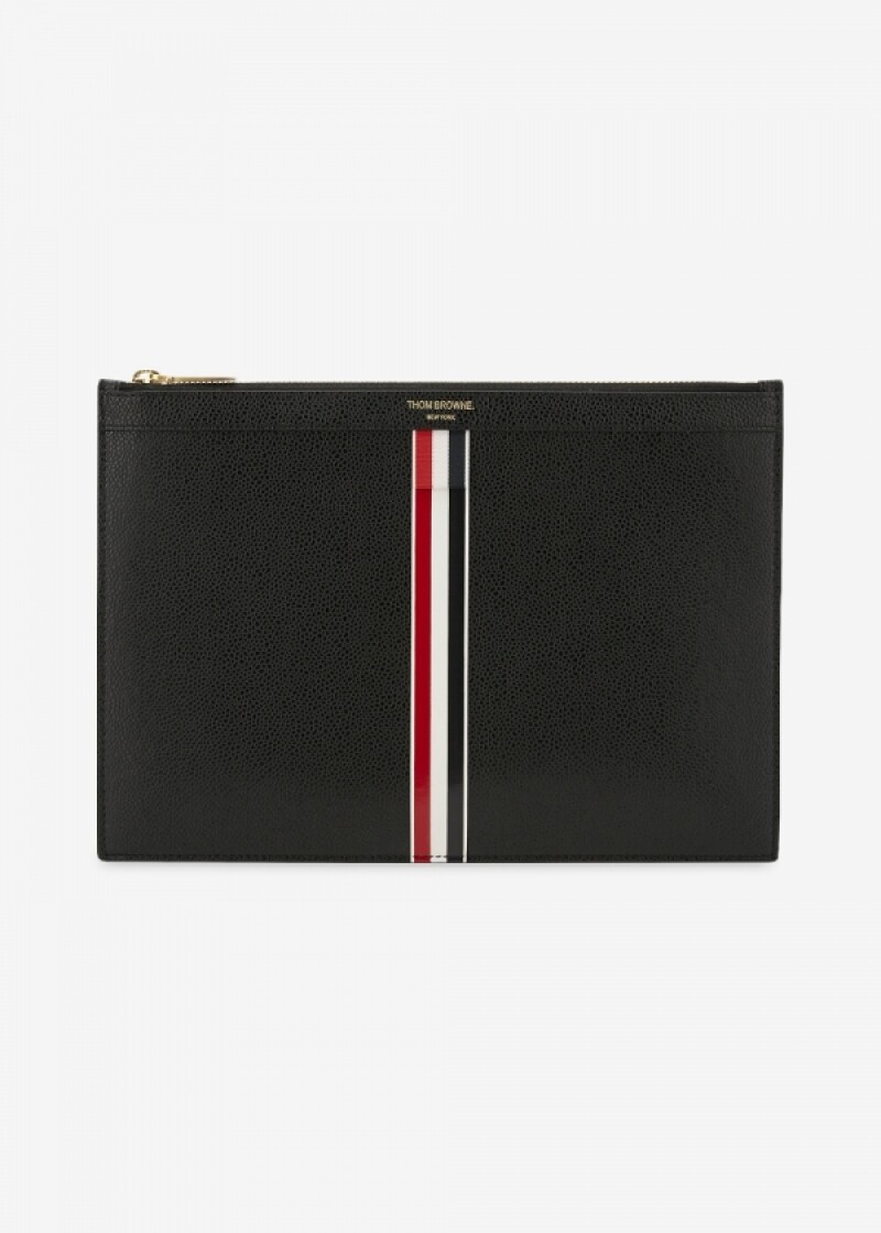 톰브라운 남성 삼선 클러치 MAC052A 00198 001