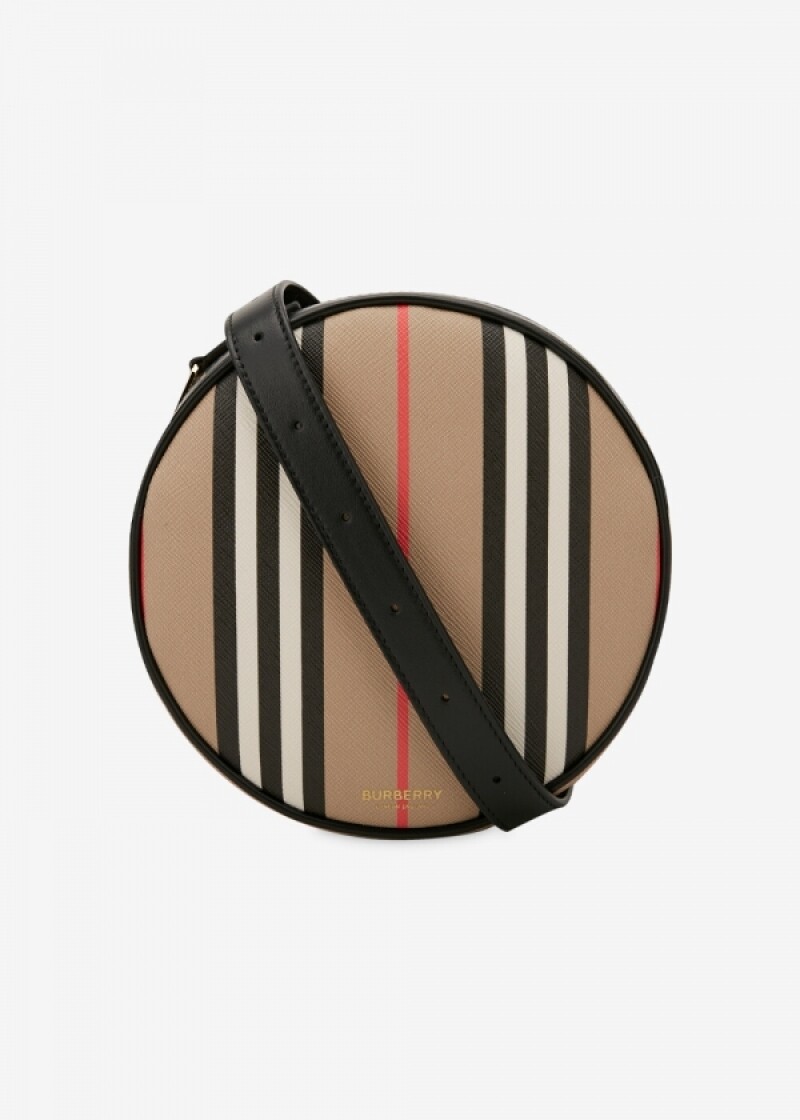 버버리 여성 스트라이프 아카이브 베이지 크로스백 8051846