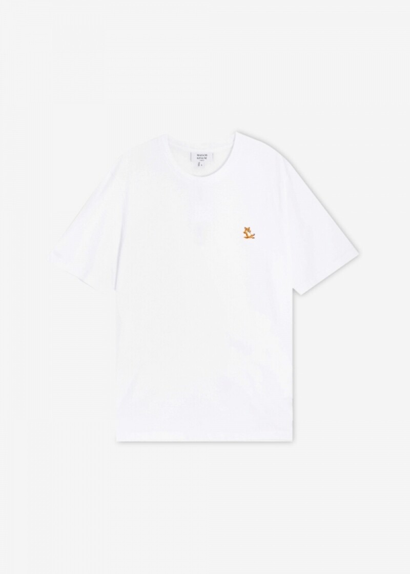 메종키츠네 남성 칠렉스 폭스 화이트 반팔티 LM00110KJ0008 WH