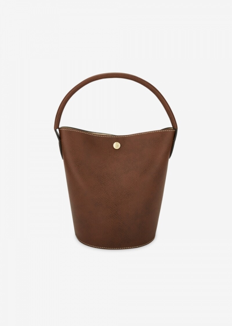 롱샴 여성 에퓌르 S 브룬 버킷백 10161 HYZ 035