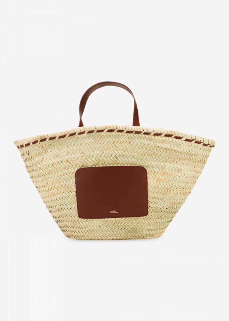 아페쎄 여성 조에 바스킷 브라운 토트백 PLAAB F61587 CAD