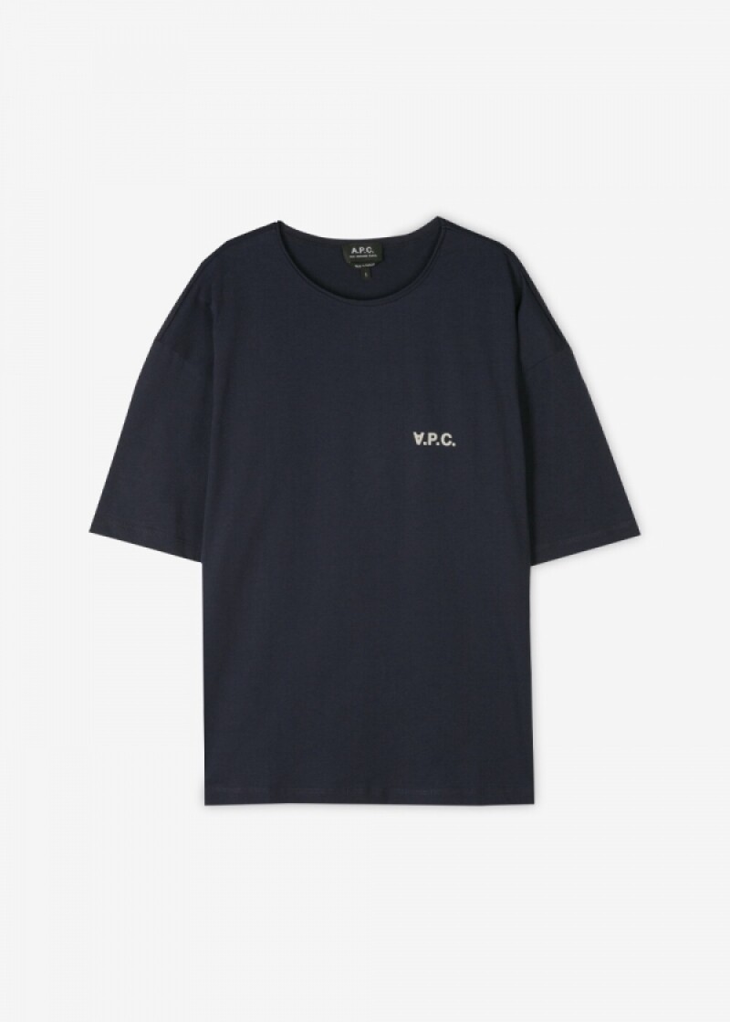 아페쎄 남성 제레미 VPC 로고 다크 네이비 반팔티 COFDW H26194 IAK