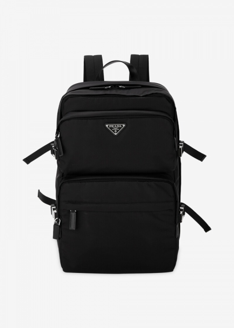 프라다 남성 삼각로고 블랙 백팩 2VZ101 2DMG F0002
