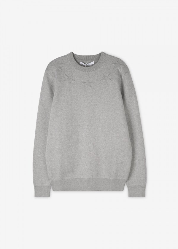 꼬르소밀라노,지방시 남성 스타 아플리케 그레이 니트 7502 502 051