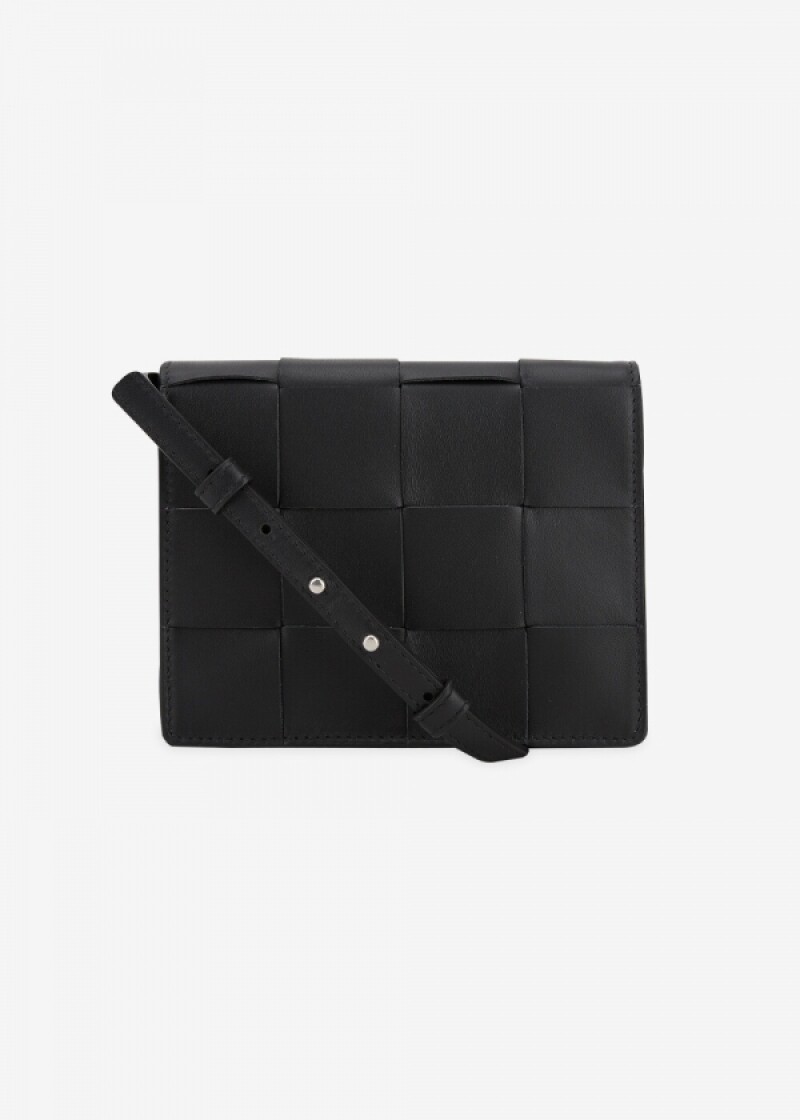 보테가베네타 여성 인트레치아토 블랙 크로스백 574051 V3UO2 8803