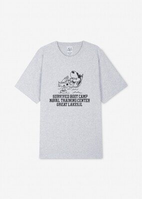 스크래치_와일드 동키 남성 서바이브 헤더그레이 반팔티 T-SURVIVED HEATHER GREY(180468)