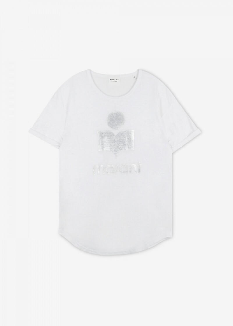 이자벨마랑 여성 에뚜왈 화이트 반팔티 TS0004FA A1N10E 20WH