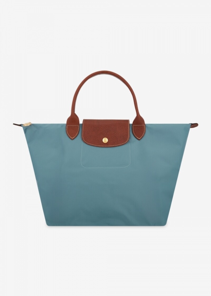 롱샴 여성 르 플리아쥬 오리지널 미디엄 유칼립투스 토트백 1623 089 P93