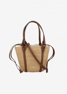 헬렌카민스키 여성 비소 미니 바스켓 내추럴 토트백 BAG51998 NATURAL/CUOIO