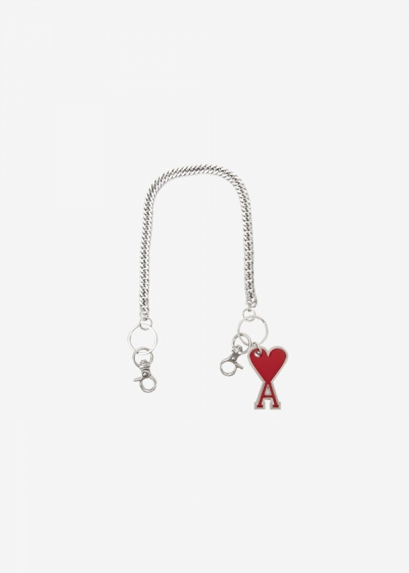 아미 공용 하트 체인 레드 키링 UKR903 363 600