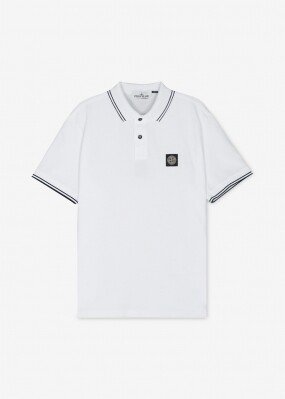 스크래치_스톤아일랜드 공용 로고 패치 화이트 카라티 80152SC18 A1001(183735)