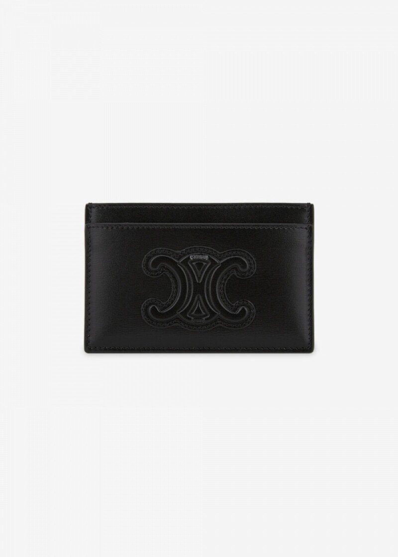 셀린느 여성 트리옹프 블랙 카드지갑 10B703EMH 38NO