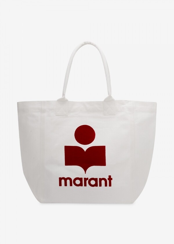 꼬르소밀라노,스크래치_이자벨마랑 여성 옌키 로고 에크루 쇼퍼백 PM0020 00M006M 23EC(088058)