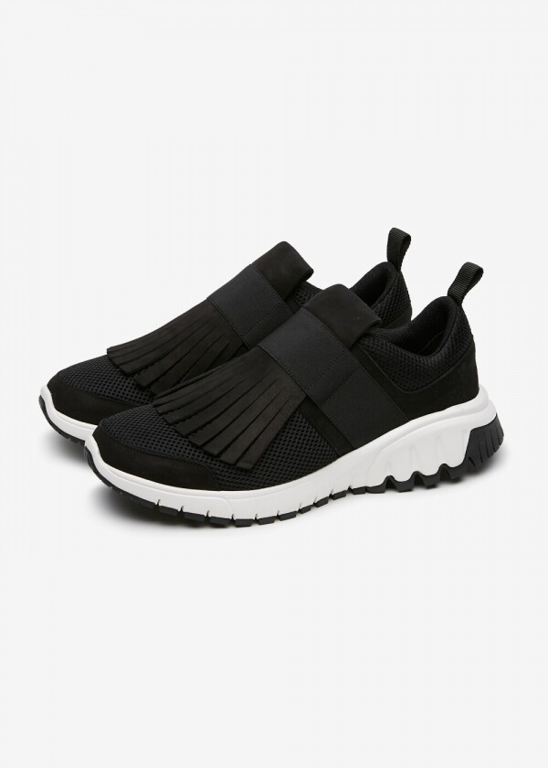 꼬르소밀라노,닐바렛 남성 테슬 블랙 스니커즈 PBCT126 A9020 524