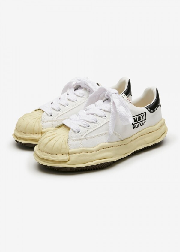 꼬르소밀라노,미하라 야스히로 남성 블레이키 화이트 스니커즈 A09FW732 WHITE