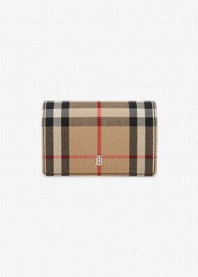 스크래치_버버리 여성 디태처블 스트랩 빈티지 체크 블랙 카드지갑 8016982(104890)