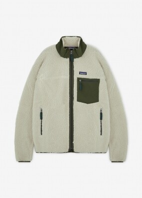 파타고니아 남성 클래식 레트로-X 다크 내추럴/바진 그린 자켓 23057 DNBA