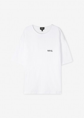 스크래치_아페쎄 남성 제레미 VPC 로고 화이트 반팔티 COFDW H26194 AAB(185700)