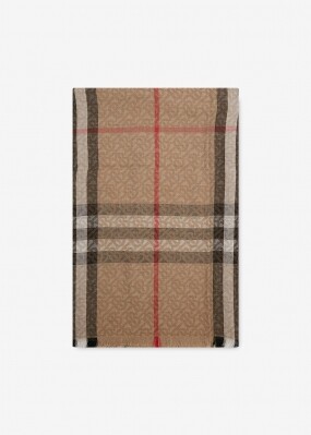 스크래치_버버리 공용 빈티지 체크 아카이브 베이지 스카프 8055872(185694)