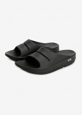 스크래치_우포스 공용 슬라이드 블랙 슬리퍼 OOAHH SLIDE 1100 BLACK(186035)