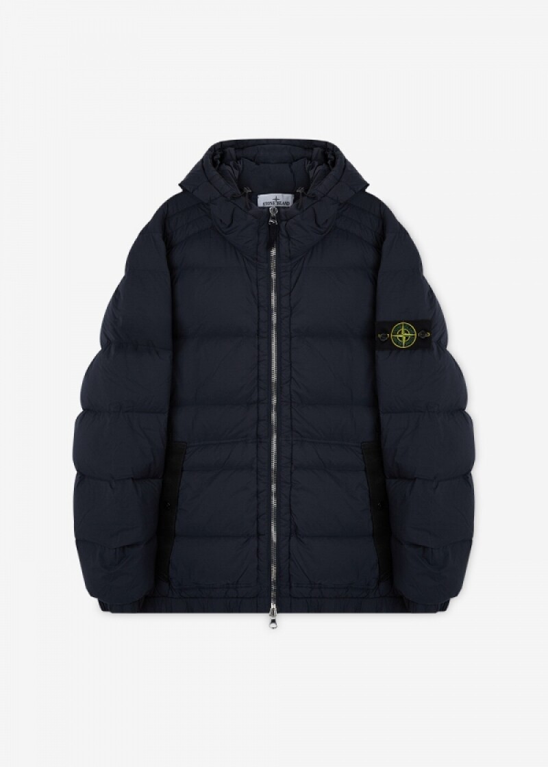 스톤아일랜드 남성 와펜 패치 네이비 패딩 K2S154100040 S0028 V0020