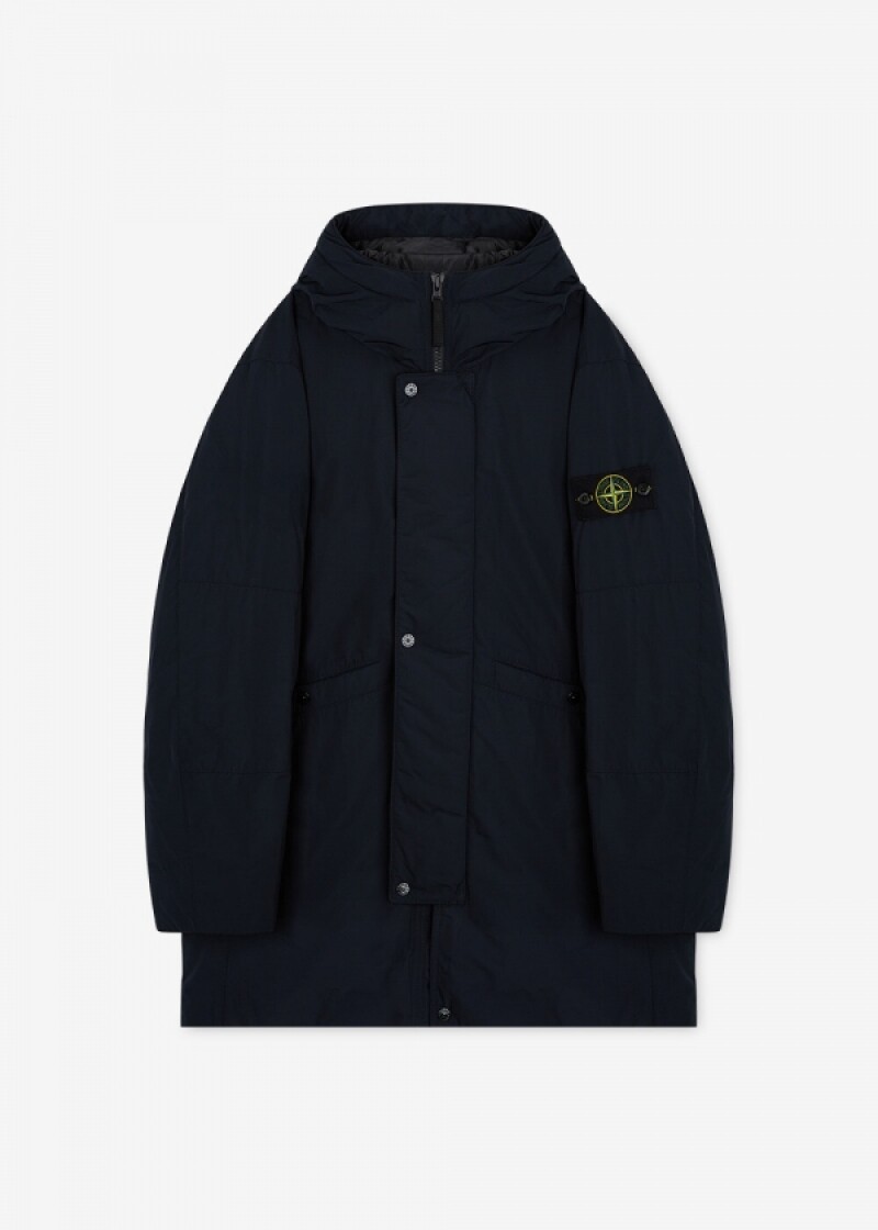 스톤아일랜드 남성 와펜 패치 네이비 패딩 K2S157100008 S0026 V0020