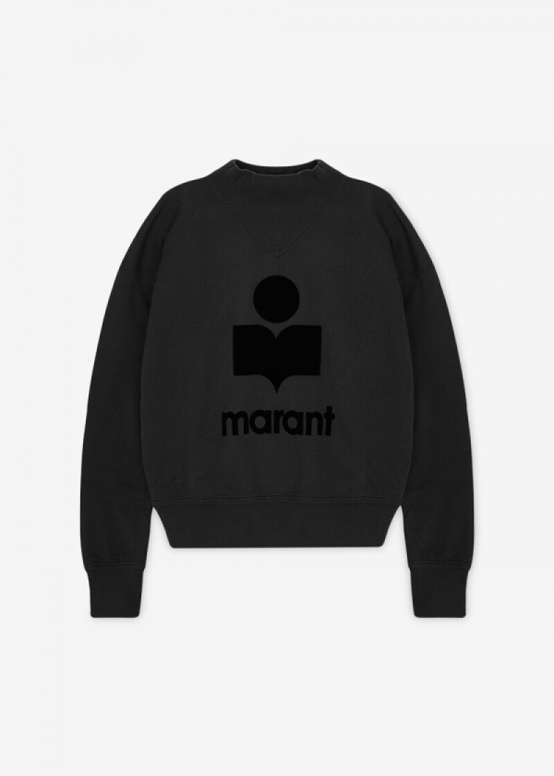 이자벨마랑 여성 에뚜왈 모비 페이더드 블랙 맨투맨 SW0003FA A1M07E 02FK