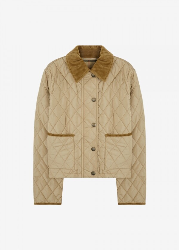 꼬르소밀라노,버버리 여성 올드햄 베이지 퀼팅자켓 8107466