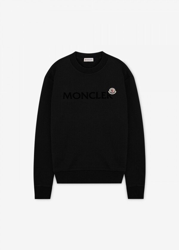 꼬르소밀라노,몽클레어 남성 로고 패치 블랙 맨투맨 8G00040 809KR 999