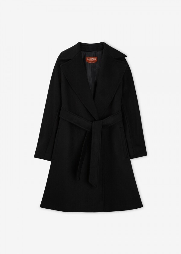 꼬르소밀라노,막스마라 여성 드라벤나 블랙 코트 DRAVENNA 013