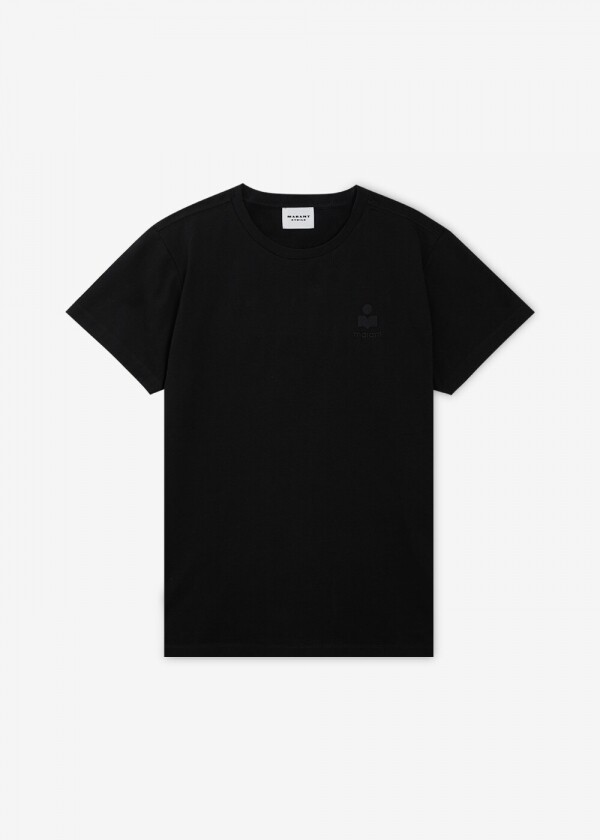 꼬르소밀라노,이자벨마랑 여성 애비 로고 블랙 반팔티 TS0070FA A1N98E 01BK