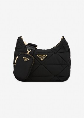 프라다 여성 삼각로고 블랙 숄더백 1BC151 RDJN F0632