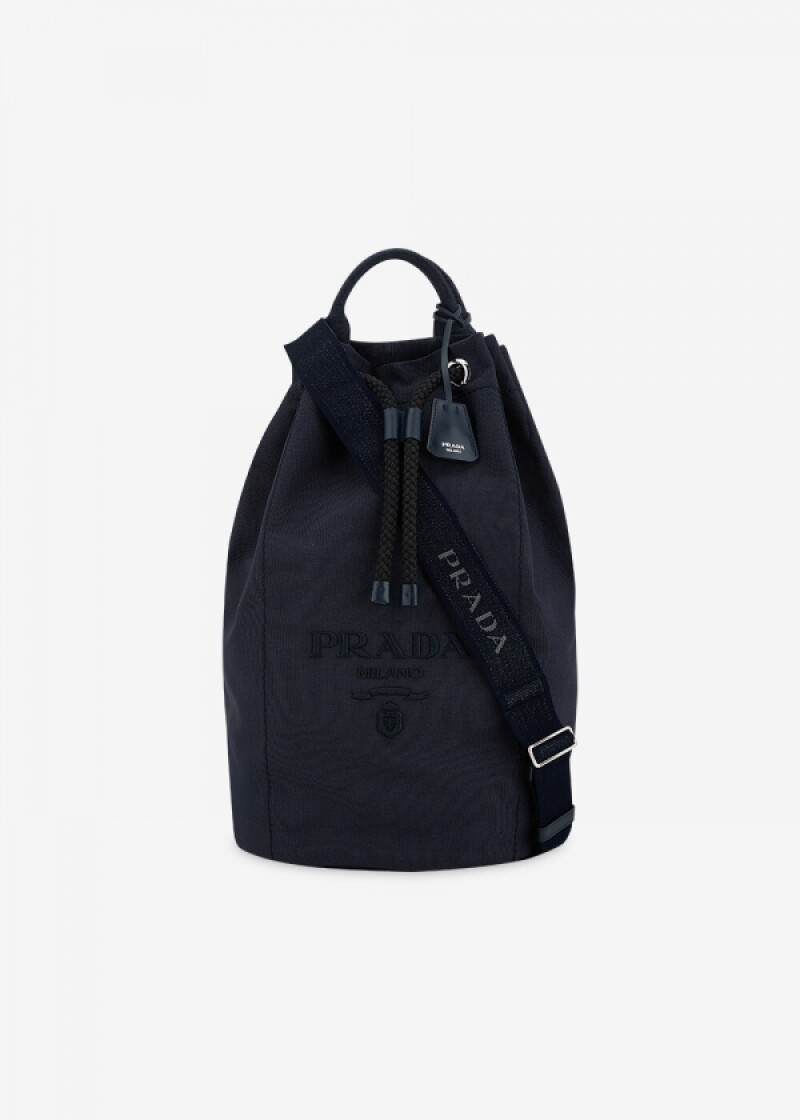 프라다 남성 로고 드로우스트링 발틱 블루 더플백 2VY011 2CYA F0216