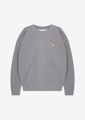 메종키츠네 여성 베이비 폭스 멜란지 그레이 맨투맨 PW00307KM0341 H131