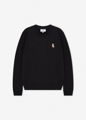 메종키츠네 여성 레이디 폭스 블랙 맨투맨 PW00320KM0340 BK