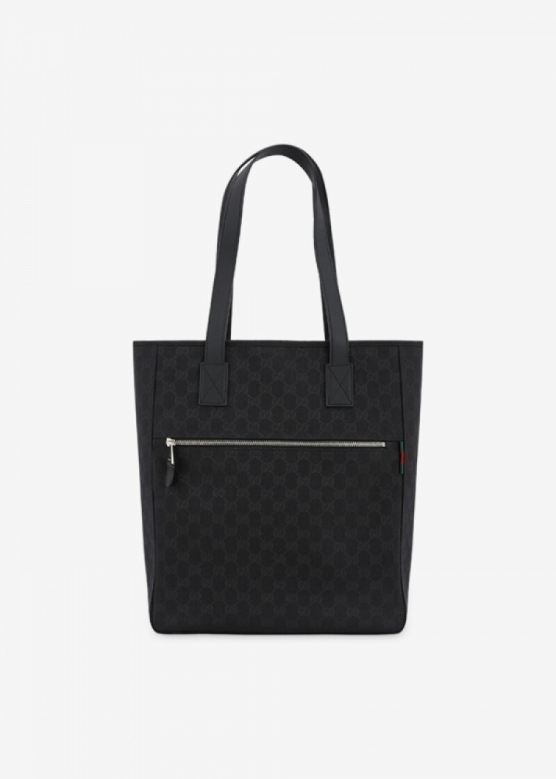 구찌 남성 GG 로고 블랙 토트백 834796 FAEPS 1060