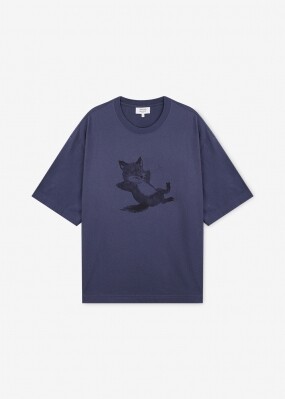 메종키츠네 남성 칠렉스 프린트 피그 반팔티 OM00108KJ0008 0120